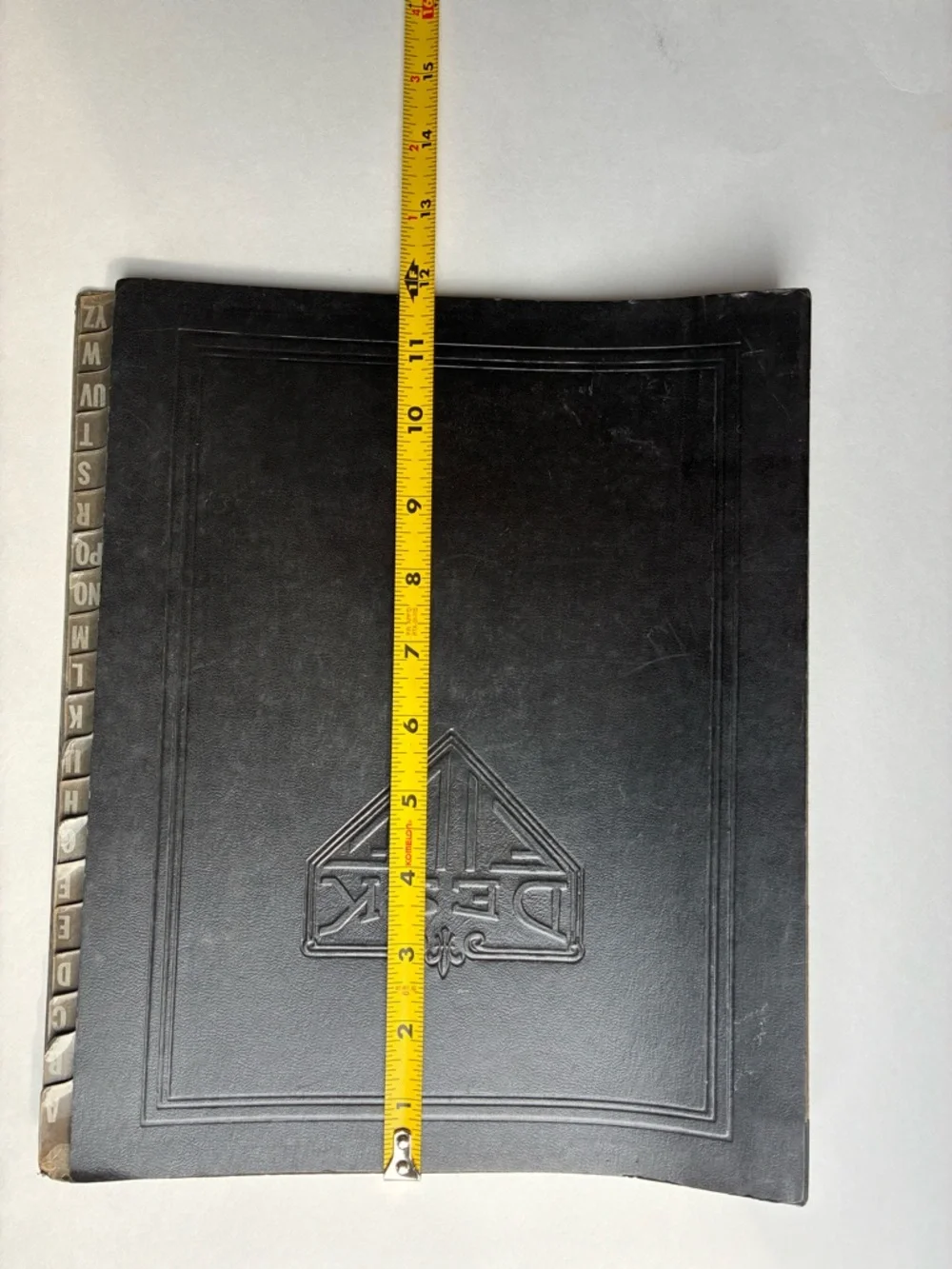 Vintage Alphabetical Desk Organizer File